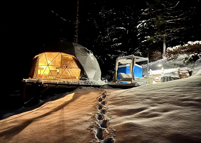 Campo de lujo Glamping Spindl One&only Špindlerŭv Mlýn
