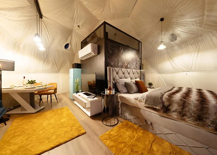 Campo de lujo Glamping Spindl One&only Špindlerŭv Mlýn